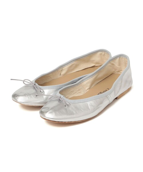 SHIPS(シップス)の「Porselli:BALLET SHOSE(シルバー)(バレエシューズ・レディース・シルバー・36/39/38/37)」の1枚目の写真