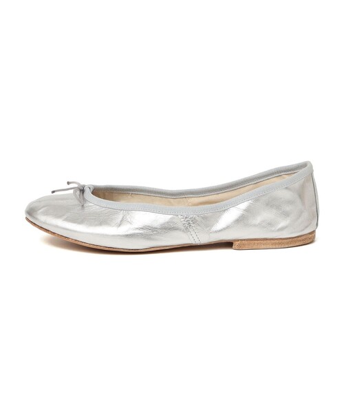 SHIPS(シップス)の「Porselli:BALLET SHOSE(シルバー)(バレエシューズ・レディース・シルバー・36/39/38/37)」の2枚目の写真