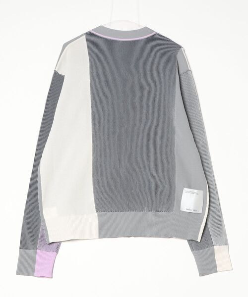 ROYAL FLASH(ロイヤルフラッシュ)の「Maison ULA/メゾン ウラ/ レイヤードカーディガン(カーディガン/ボレロ・メンズ・ブラック/ピンク・1/2)」の3枚目の写真