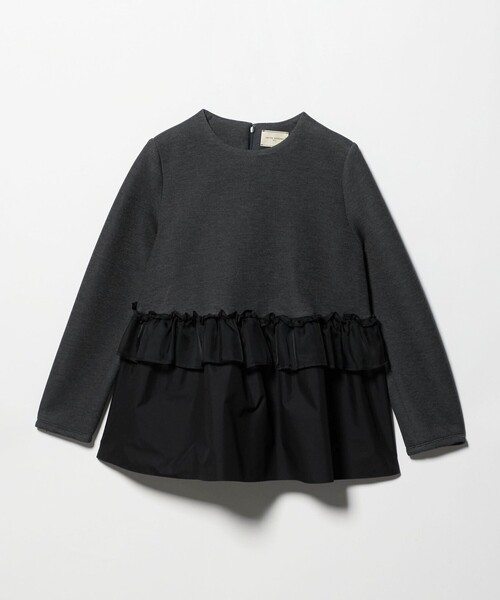 UNITED ARROWS（ユナイテッドアローズ）の「ペプラムフリル カットソー（Tシャツ/カットソー・レディース・ブラック/ダークグレー/ホワイト・FREE）」の16枚目の写真