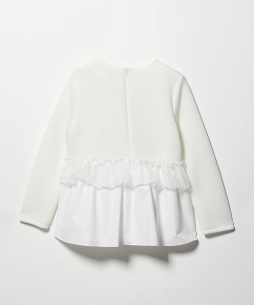 UNITED ARROWS（ユナイテッドアローズ）の「ペプラムフリル カットソー（Tシャツ/カットソー・レディース・ブラック/ダークグレー/ホワイト・FREE）」の22枚目の写真