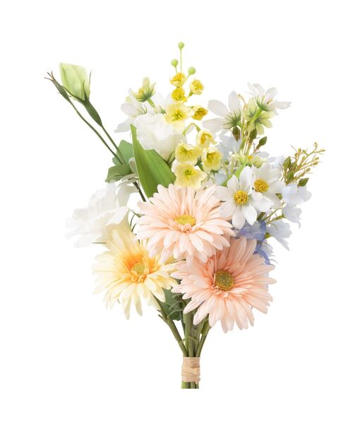 Francfranc（フランフラン）の「ブーケ ガーベラコスモスミックス ライトイエロー（インテリア雑貨・レディース・イエロー・FREE）」の3枚目の写真