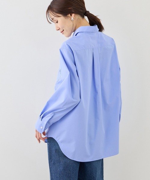 ROPE' PICNIC（ロペピクニック）の「【WEB限定カラー】オーセンティックシャツ/UVカット・防シワ（シャツ/ブラウス・レディース・ネイビー/オフホワイト/ピンク/ブルー/ピンク系その他/ブルー系その他4・FREE）」の19枚目の写真