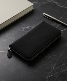GAZIL（ガジル）の「サフィアーノレザー型押し加工ラウンド長財布（財布）」