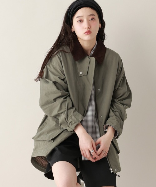 RAGEBLUE（レイジブルー）の「【選べるデザイン】2WAYカラーハンティングジャケット（ブルゾン・レディース・グリーン系9/ホワイト系2/ブルー系6/ブルー系7/ホワイト系3/グリーン系8/ピンク系3/ピンク系4・FREE）」の5枚目の写真