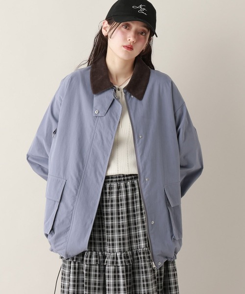 RAGEBLUE（レイジブルー）の「【選べるデザイン】2WAYカラーハンティングジャケット（ブルゾン・レディース・グリーン系9/ホワイト系2/ブルー系6/ブルー系7/ホワイト系3/グリーン系8/ピンク系3/ピンク系4・FREE）」の7枚目の写真