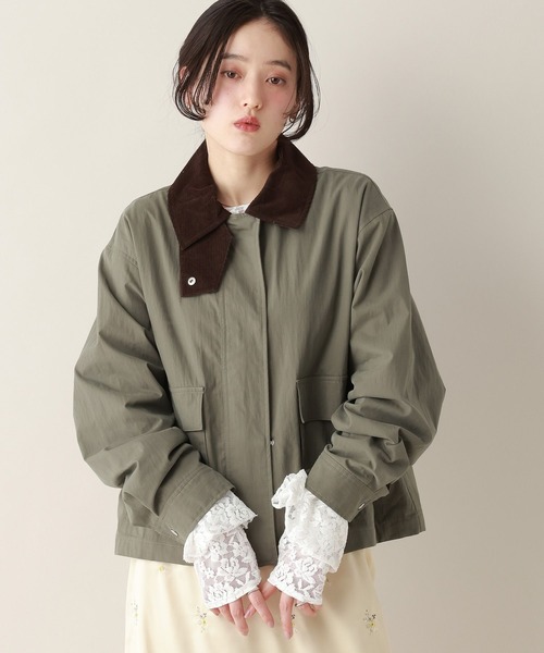 RAGEBLUE（レイジブルー）の「【選べるデザイン】2WAYカラーハンティングジャケット（ブルゾン・レディース・グリーン系9/ホワイト系2/ブルー系6/ブルー系7/ホワイト系3/グリーン系8/ピンク系3/ピンク系4・FREE）」の14枚目の写真