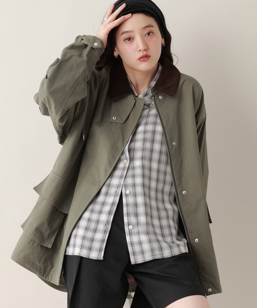 RAGEBLUE（レイジブルー）の「【選べるデザイン】2WAYカラーハンティングジャケット（ブルゾン・レディース・グリーン系9/ホワイト系2/ブルー系6/ブルー系7/ホワイト系3/グリーン系8/ピンク系3/ピンク系4・FREE）」の17枚目の写真