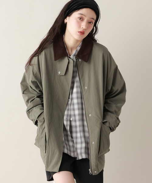 RAGEBLUE（レイジブルー）の「【選べるデザイン】2WAYカラーハンティングジャケット（ブルゾン・レディース・グリーン系9/ホワイト系2/ブルー系6/ブルー系7/ホワイト系3/グリーン系8/ピンク系3/ピンク系4・FREE）」の18枚目の写真