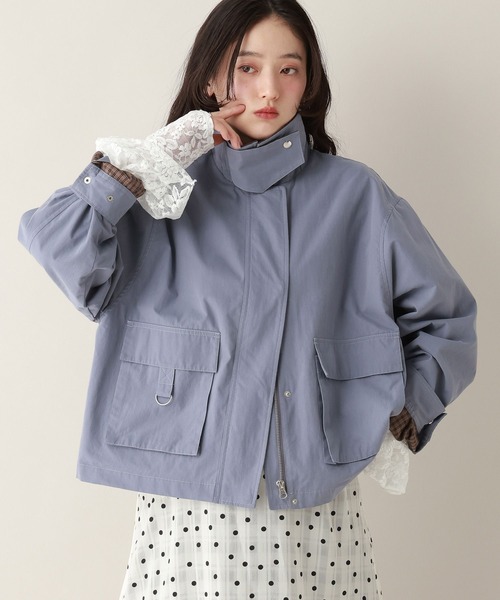 RAGEBLUE（レイジブルー）の「【選べるデザイン】2WAYカラーハンティングジャケット（ブルゾン・レディース・グリーン系9/ホワイト系2/ブルー系6/ブルー系7/ホワイト系3/グリーン系8/ピンク系3/ピンク系4・FREE）」の21枚目の写真