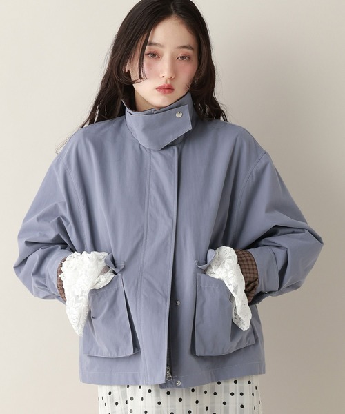 RAGEBLUE（レイジブルー）の「【選べるデザイン】2WAYカラーハンティングジャケット（ブルゾン・レディース・グリーン系9/ホワイト系2/ブルー系6/ブルー系7/ホワイト系3/グリーン系8/ピンク系3/ピンク系4・FREE）」の22枚目の写真