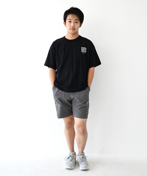 FOV(フォブ)の「FOV/フォブ Hello Tシャツ(Tシャツ/カットソー・レディース・ホワイト/ブラック/サックスブルー・F)」の6枚目の写真
