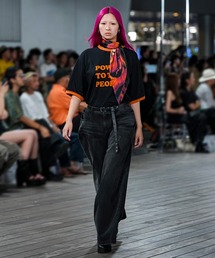 POWER TO THE PEOPLE RINGER T SHIRT