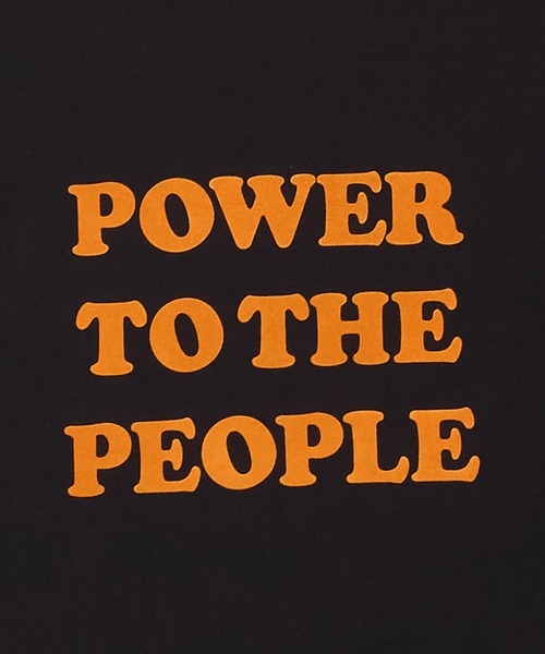 MSML（エムエスエムエル）の「POWER TO THE PEOPLE RINGER T SHIRT（Tシャツ/カットソー・メンズ・ホワイト/ブラック・M/L/XL）」の6枚目の写真