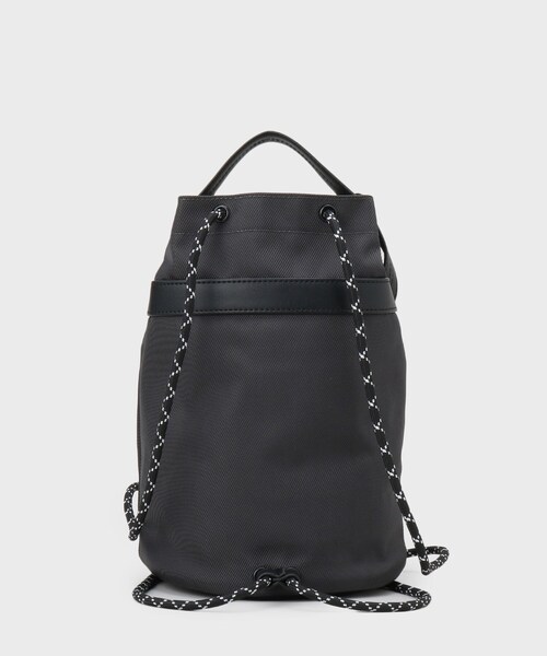 THE SHOP TK (ザ ショップ ティーケー )の「ツイル2WAY 巾着バッグ(ショルダーバッグ・メンズ・ブラック/ブラック系1/ダークグレー・00)」の17枚目の写真