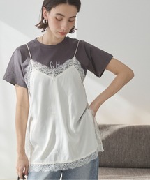 ANGIE | サテンレースキャミソール(キャミソール)