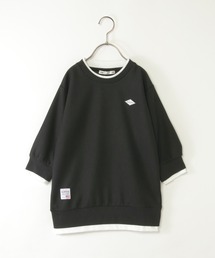 ikka（イッカ）の「【親子コーデ】ピケレイヤード7分袖Tトレ(120~160cm)（Tシャツ/カットソー）」