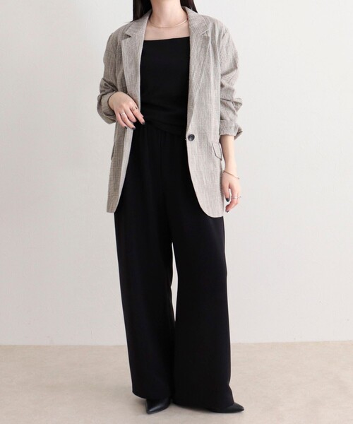 fredy emue（フレディエミュ）の「バンピースラブジャケット（テーラードジャケット・レディース・ブラウン系その他/グレー系その他・38）」の3枚目の写真