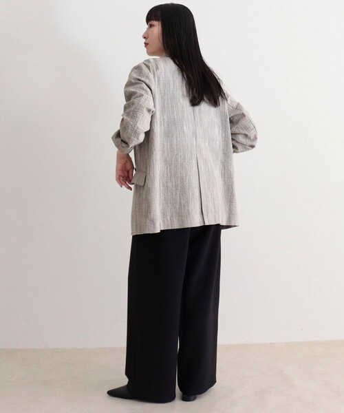 fredy emue（フレディエミュ）の「バンピースラブジャケット（テーラードジャケット・レディース・ブラウン系その他/グレー系その他・38）」の6枚目の写真