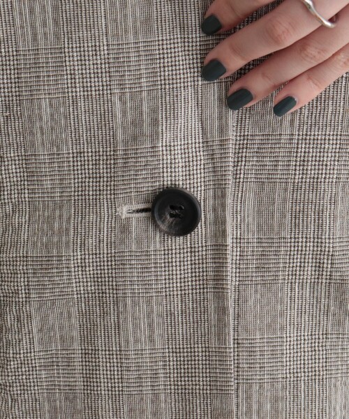 fredy emue（フレディエミュ）の「バンピースラブジャケット（テーラードジャケット・レディース・ブラウン系その他/グレー系その他・38）」の17枚目の写真