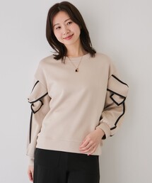 Jayro（ジャイロ）の「袖リボンプルオーバー（スウェット）」