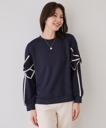 Jayro（ジャイロ）の「袖リボンプルオーバー（スウェット）」
