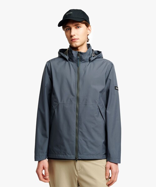 AIGLE(エーグル)の「透湿防水 PERTEX 2.5レイヤー ライトウェイトジャケット / フード取り外し可(マウンテンパーカー・メンズ・グレー/ブラック・M/XL/L)」の5枚目の写真