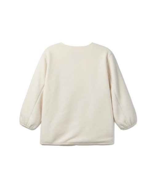 MUSINSA STANDARD KIDS（ムシンサスタンダードキッズ）の「ポーラフリースラウンドネックジャケット[クリーム]（ブルゾン・レディース・その他・110/120/130/140/150/100）」の3枚目の写真