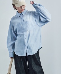 Fashion Letter | オーバーサイズ シアーシャツ(シャツ/ブラウス)