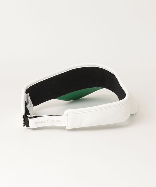 MARK & LONA（マークアンドロナ）の「Iron Skull Crystal Accent Visor | MEN and WOMEN（サンバイザー・メンズ・ブラック/アイボリー・FREE）」の7枚目の写真