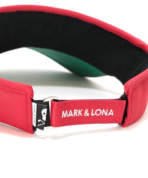 MARK & LONA（マークアンドロナ）の「Iron Skull Crystal Accent Visor | MEN and WOMEN（サンバイザー・メンズ・ブラック/アイボリー・FREE）」の3枚目の写真