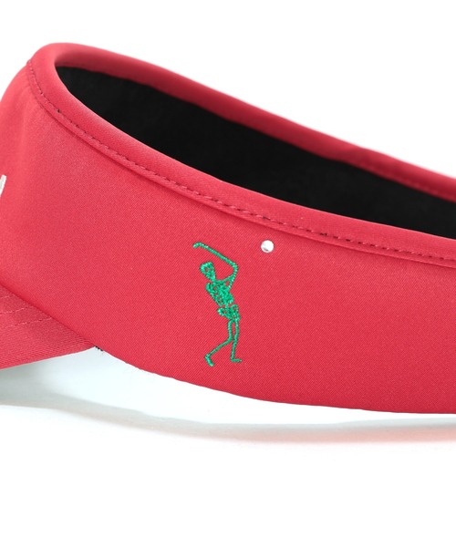 MARK & LONA（マークアンドロナ）の「Iron Skull Crystal Accent Visor | MEN and WOMEN（サンバイザー・メンズ・ブラック/アイボリー・FREE）」の4枚目の写真