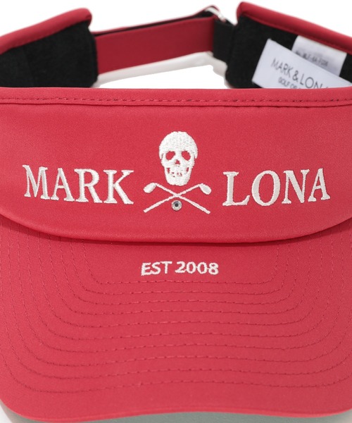 MARK & LONA（マークアンドロナ）の「Iron Skull Crystal Accent Visor | MEN and WOMEN（サンバイザー・メンズ・ブラック/アイボリー・FREE）」の5枚目の写真