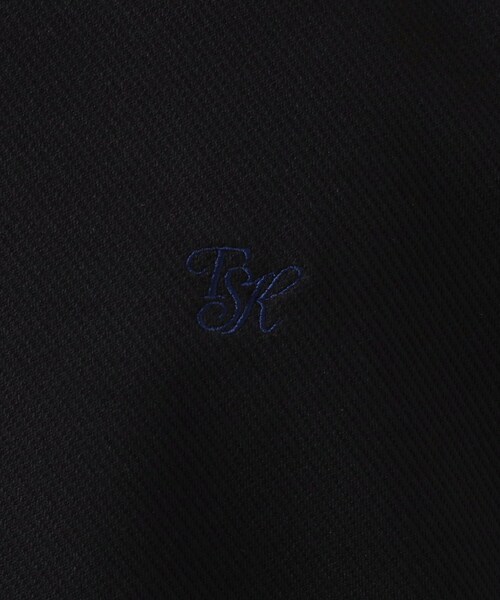 THE SHOP TK (ザ ショップ ティーケー )の「ビジネス兼用 カルゼモックネック長袖Tシャツ 洗濯機OK/毛玉になりにくい(Tシャツ/カットソー・メンズ・ブラック/オフホワイト・02/04/03)」の16枚目の写真