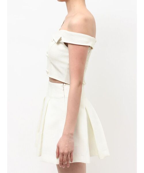 EATME（イートミー）の「テーラードカラーアシンメトリーブラウス（シャツ/ブラウス・レディース・ブルー/オフホワイト/ブラック・FREE）」の13枚目の写真