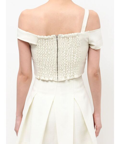 EATME（イートミー）の「テーラードカラーアシンメトリーブラウス（シャツ/ブラウス・レディース・ブルー/オフホワイト/ブラック・FREE）」の14枚目の写真