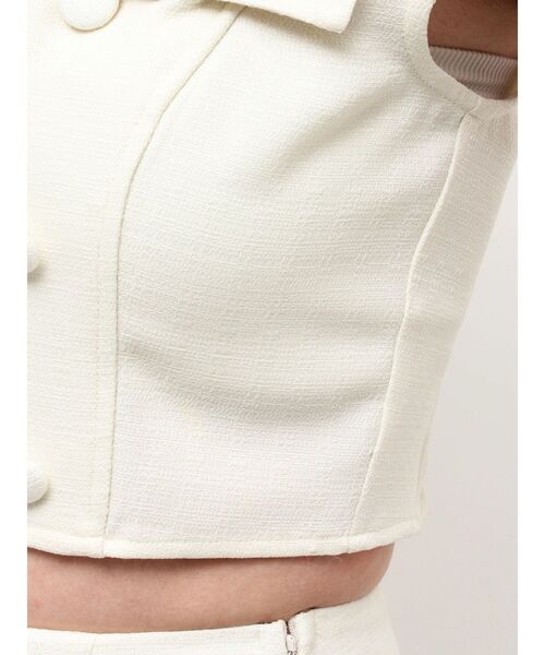 EATME（イートミー）の「テーラードカラーアシンメトリーブラウス（シャツ/ブラウス・レディース・ブルー/オフホワイト/ブラック・FREE）」の17枚目の写真