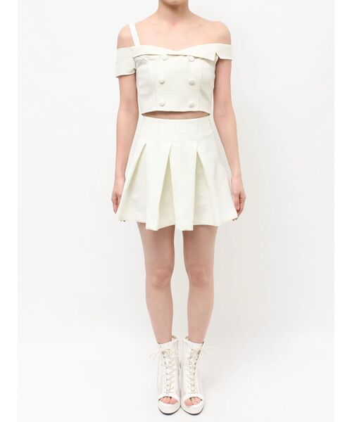 EATME（イートミー）の「テーラードカラーアシンメトリーブラウス（シャツ/ブラウス・レディース・ブルー/オフホワイト/ブラック・FREE）」の19枚目の写真