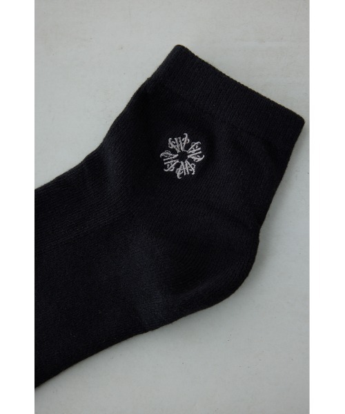 AZUL by moussy（アズールバイマウジー）の「ワンポイント刺繍アンクルソックス（ソックス/靴下・メンズ・ブラック/グレー/ブルー・FREE）」の5枚目の写真