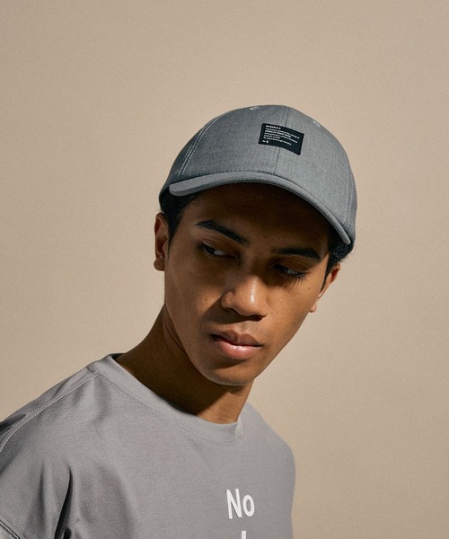 NUMERALS（ヌメラルズ）の「[NUMERALS]DESIGN TAG CAP（キャップ・メンズ・ブラック/グレー・FREE）」の4枚目の写真