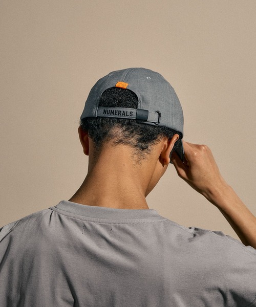 NUMERALS（ヌメラルズ）の「[NUMERALS]DESIGN TAG CAP（キャップ・メンズ・ブラック/グレー・FREE）」の5枚目の写真
