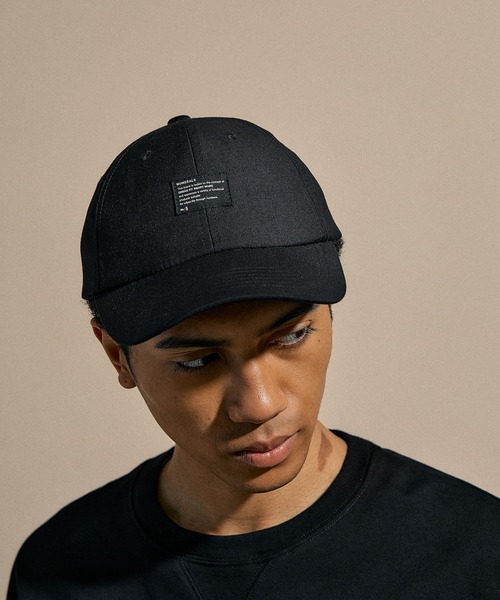NUMERALS（ヌメラルズ）の「[NUMERALS]DESIGN TAG CAP（キャップ・メンズ・ブラック/グレー・FREE）」の6枚目の写真