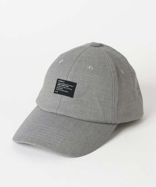 NUMERALS（ヌメラルズ）の「[NUMERALS]DESIGN TAG CAP（キャップ・メンズ・ブラック/グレー・FREE）」の8枚目の写真