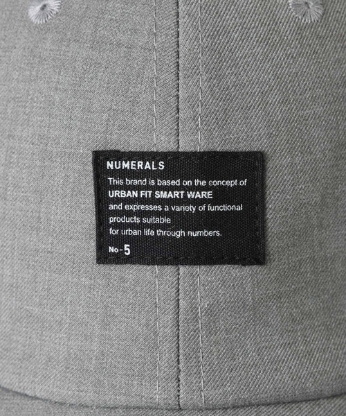 NUMERALS（ヌメラルズ）の「[NUMERALS]DESIGN TAG CAP（キャップ・メンズ・ブラック/グレー・FREE）」の17枚目の写真