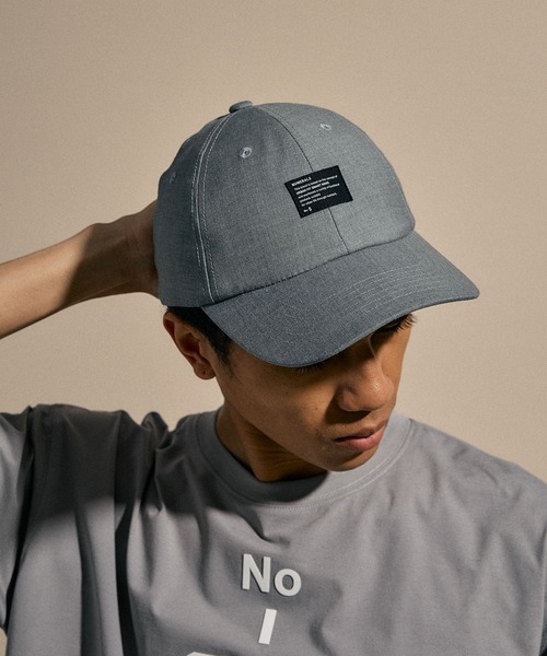NUMERALS（ヌメラルズ）の「[NUMERALS]DESIGN TAG CAP（キャップ・メンズ・ブラック/グレー・FREE）」の22枚目の写真