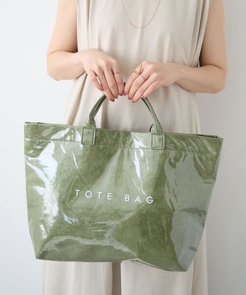 le.coeur blanc（ルクールブラン）の「《WEB限定アイテム》PVCトートバッグ（トートバッグ・レディース・カーキオリーブ/キャメル・FREE）」の9枚目の写真