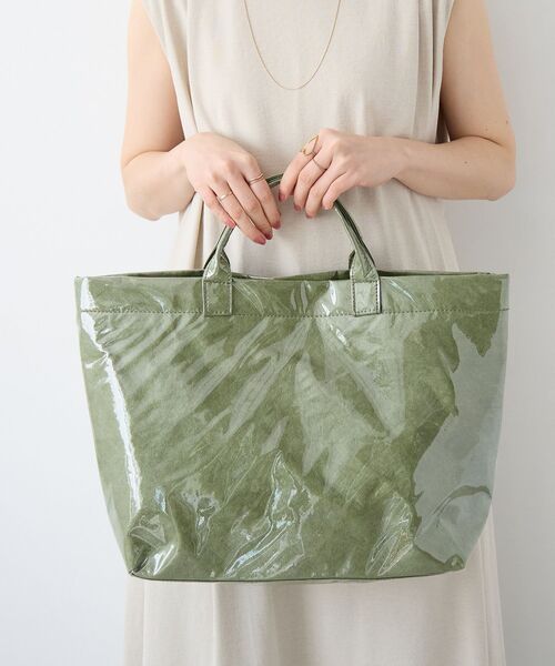 le.coeur blanc（ルクールブラン）の「《WEB限定アイテム》PVCトートバッグ（トートバッグ・レディース・カーキオリーブ/キャメル・FREE）」の10枚目の写真