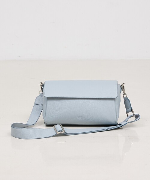 LOWELL things（ロウェル　シングス）の「Stri/レザークロスボディバッグ（ボディバッグ/ウエストポーチ・レディース・ブラック/ライトブルー/アイボリー・フリー）」の15枚目の写真