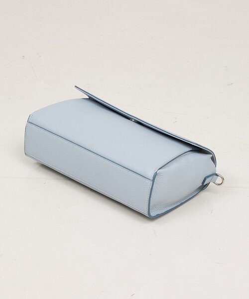 LOWELL things（ロウェル　シングス）の「Stri/レザークロスボディバッグ（ボディバッグ/ウエストポーチ・レディース・ブラック/ライトブルー/アイボリー・フリー）」の17枚目の写真