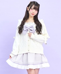 Secret Honey | 肩レースアップミドルゲージニットカーディガン(ニット/セーター)